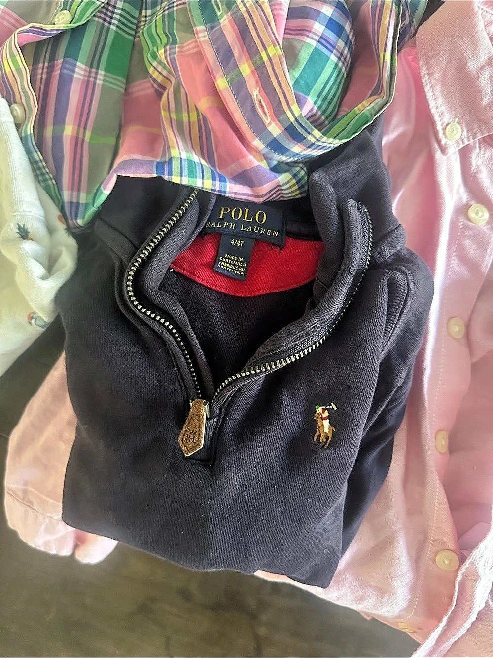 Polo Ralph Lauren Janie Jack Kids Plaid Button Down Lot